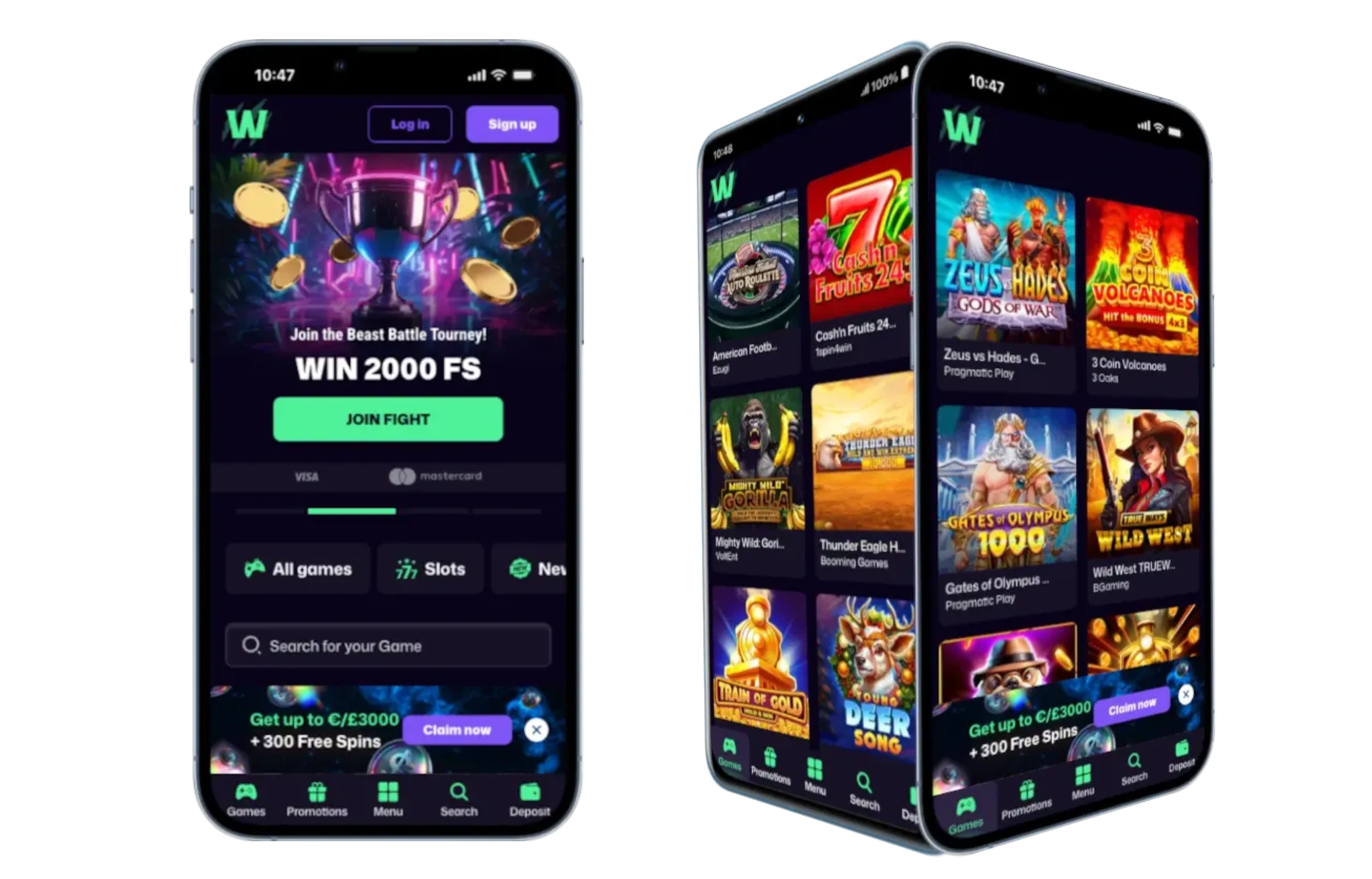 Winbeast Casino App-schermafbeelding